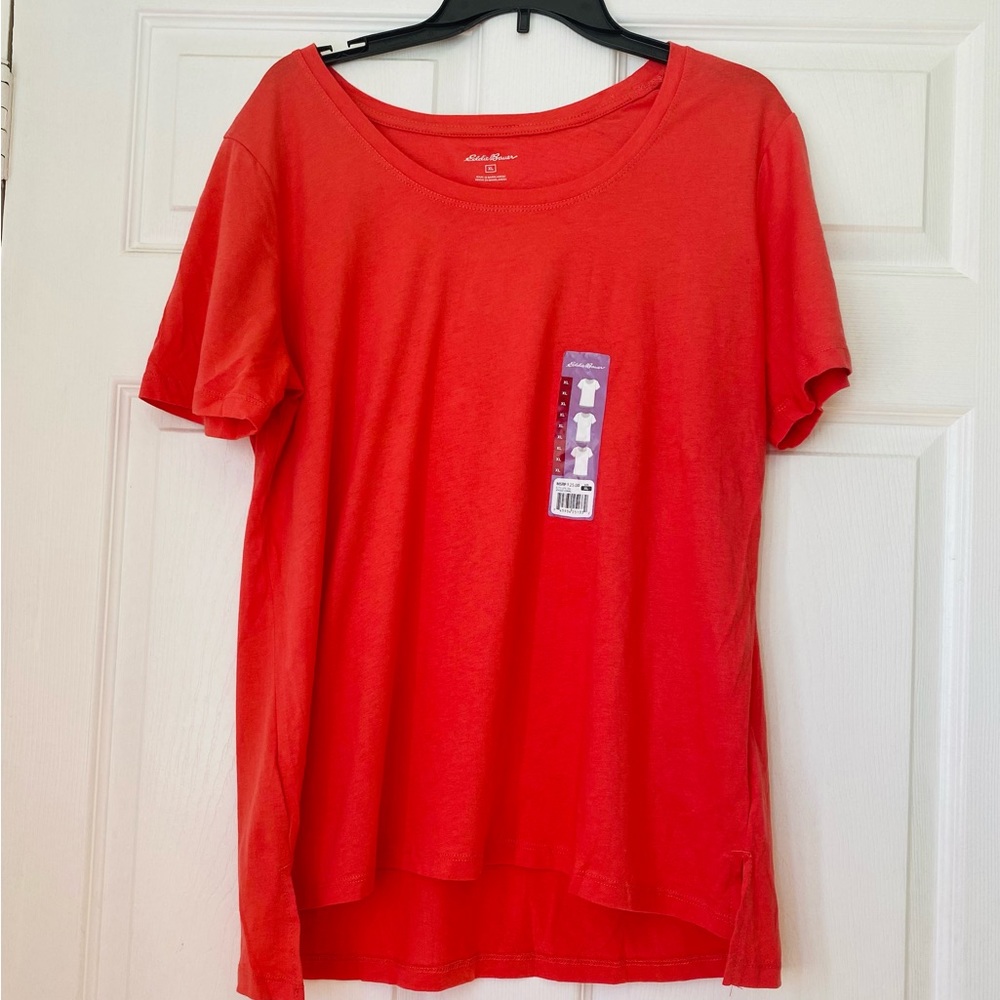 Eddie Bauer Spiced Coral Tee Shirt